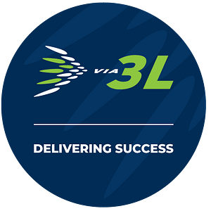 Via 3L delivering success Estonia Latvia Lithuania circle logo