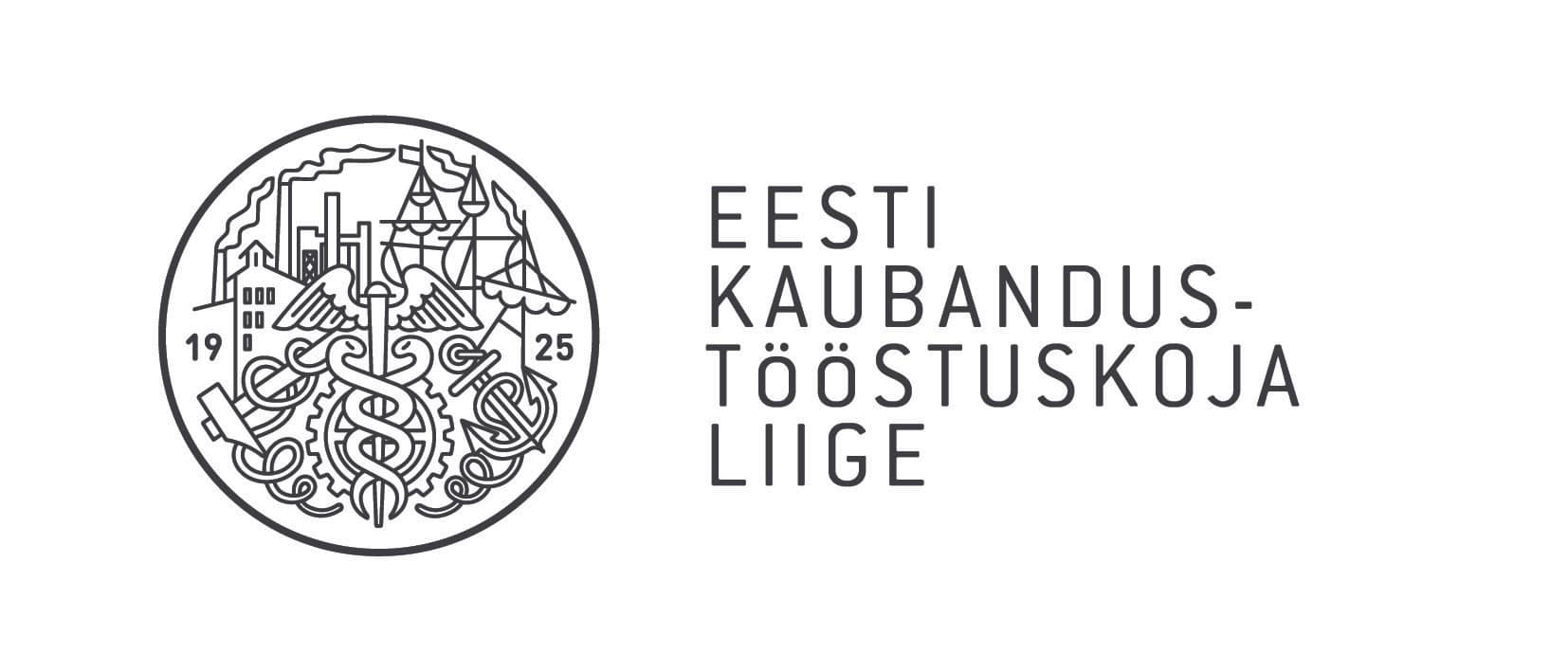 Kaubanduskoda liikmelogo EST logo horiz via 3l