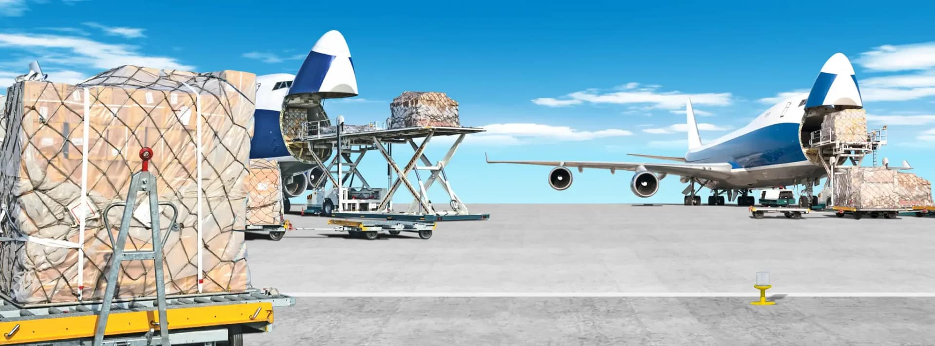 lennuvedu lennutransport õhutransport air cargo loading
