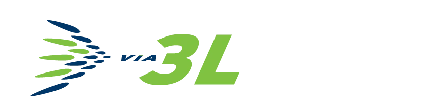 Via 3L Freight logo rekkale valge kirjaga
